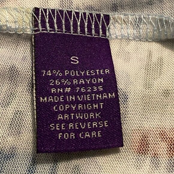 ELLEN NEGLEY Womens Small Printed Summer Top - Picture 8 of 8